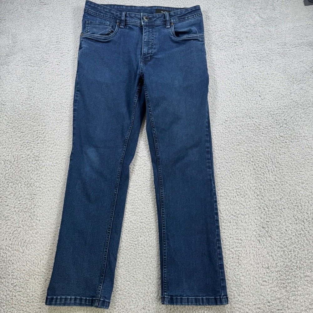 The Perfect Jean NYC Slim Fit Dark Wash Blue Denim Jeans Mens 33x27